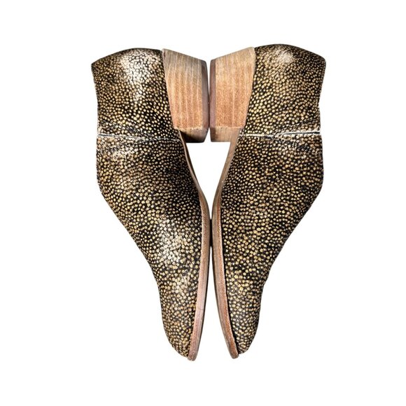 Madewell The Lucie Shoes Spotted Calf Hair Womens 7 Leather D'Orsay Asymmetrical - Picture 12 of 15